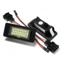 COPPIA PLAFONIERA TARGA LED NO ERRORE AUDI Q5 A1 A4 A5 S5 PASSAT