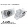 COPPIA PLAFONIERA PORTIERA PROIETTORE LOGO LED AUDI A3 A4 A5 A6