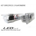 COPPIA PLAFONIERA PORTIERA PROIETTORE LOGO LED MINI R50 R52 R53 R5