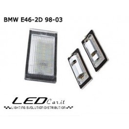 COPPIA PLAFONIERA TARGA LED NO ERRORE BMW E46 4D E46 5D