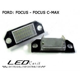 COPPIA PLAFONIERA TARGA LED NO ERRORE FORD FOCUS C-MAX