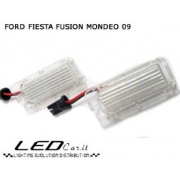 COPPIA PLAFONIERA TARGA LED NO ERRORE FORD FOCUS FIESTA MONDEO FUSION