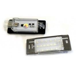 COPPIA PLAFONIERA TARGA LED NO ERRORE OPEL VECTRA C 