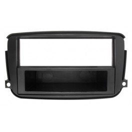 03477 MASCHERINA 2DIN-ISO NERO SMART  FORTWO 10/14