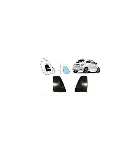 COPPIA PLACCHETTE STOP FIAT 500 2015+