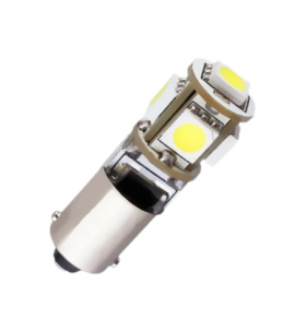 LAMPADA BA9S T4W CANBUS NO ERRORE 5 LED SMD 5050