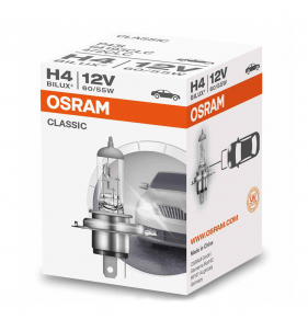 LAMPADA OSRAM H4 12V 55/60W UV FILTER 64193 CLASSIC