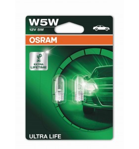 OSRAM COPPIA T10 W5W ULTRA LIFE 3X 2825ULT