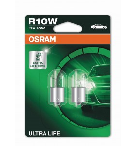 OSRAM COPPIA R10W BA15S ULTRA LIFE 3X 5008ULT