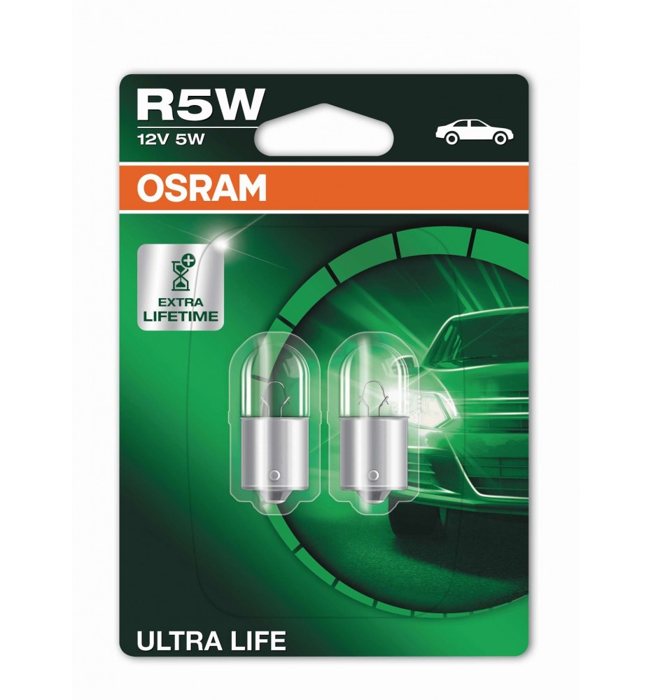 OSRAM COPPIA R5W BA15S ULTRA LIFE 3X 5007ULT