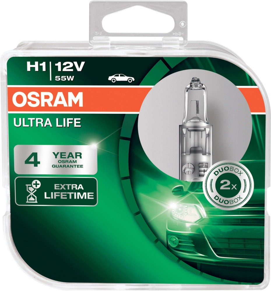 COPPIA OSRAM H1 ULTRA LIFE 64150ULT