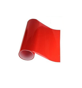 PELLICOLA FANALI ROSSO CALANDRATO  H 30CM COLLA PIENA