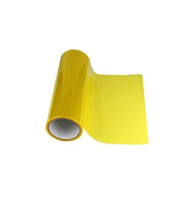 PELLICOLA FANALI GIALLO CALANDRATO H 30CM COLLA PIENA