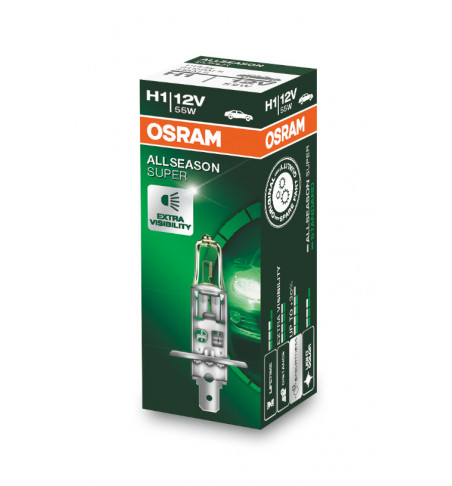 SINGOLA H1 OSRAM ALLSEASON SUPER +30% 3200K 64150ALS