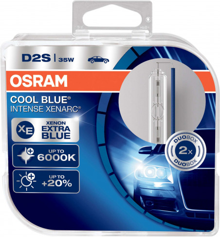 COPPIA D2S OSRAM XENARC COOL BLUE INTENSE 5500K 66240CBI