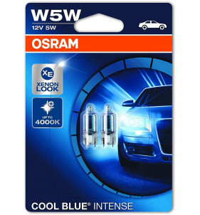 W5W 5W OSRAM Alogena Cool Blue INTENSE 2pz. 2825HCBI