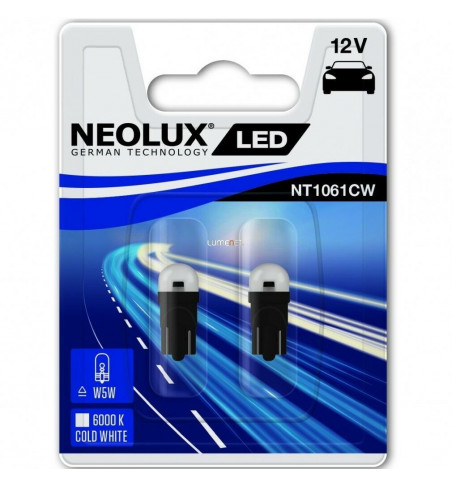 COPPIA LAMPADE NEOLUX T10 LED 6000 K