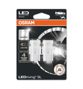 COPPIA  LAMPADE DIURNE OSRAM W21W LED