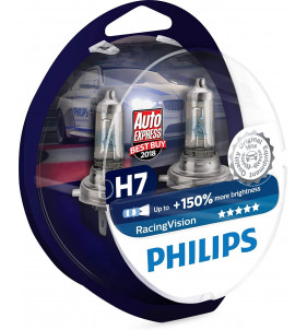 PHILIPS H7 RACING VISION 12V 55W RACINGVISION +150%