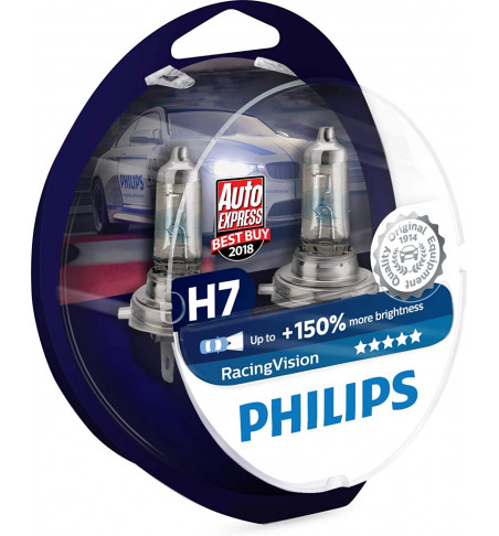 PHILIPS H7 RACING VISION 12V 55W RACINGVISION +150%