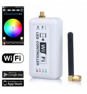 CONTROLLER RGB LED TECNOLOGIA WIFI WI-FI  PER IPHONE,ANDROID,IPAD