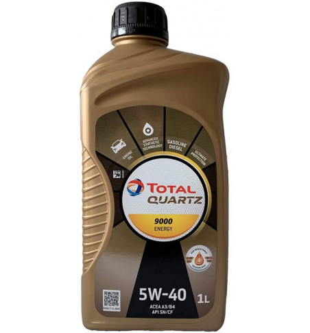 OLIO MOTORE TOTAL QUARTZ 9000 ENERGY 5W40