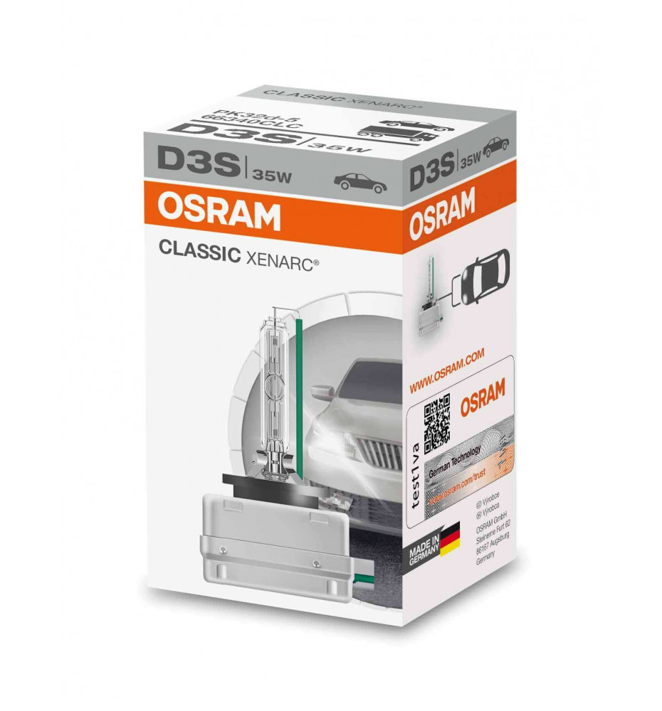 LAMPADA OSRAM D3S CLASSIC 12V 35W