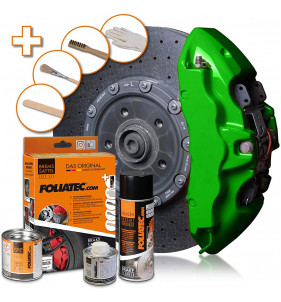 KIT FOLLATEC VERNICE FRENO COLORE VERDE POWER