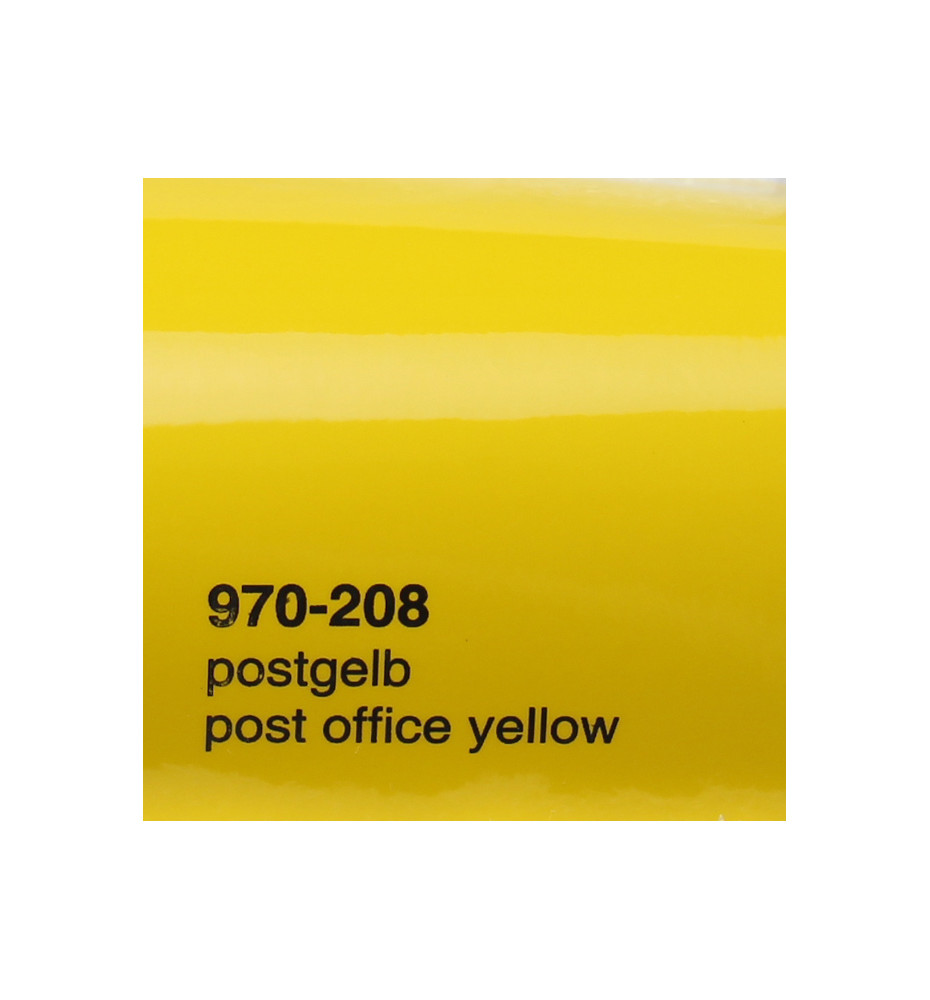 PELLICOLA WRAPPING ORACAL LUCIDO 970 208 GRA GIALLO POSTALE