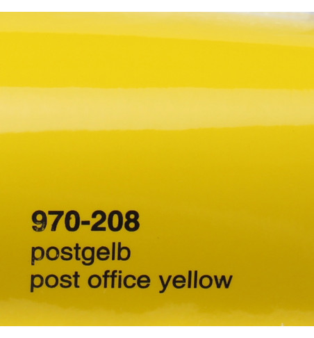 PELLICOLA WRAPPING ORACAL LUCIDO 970 208 GRA GIALLO POSTALE