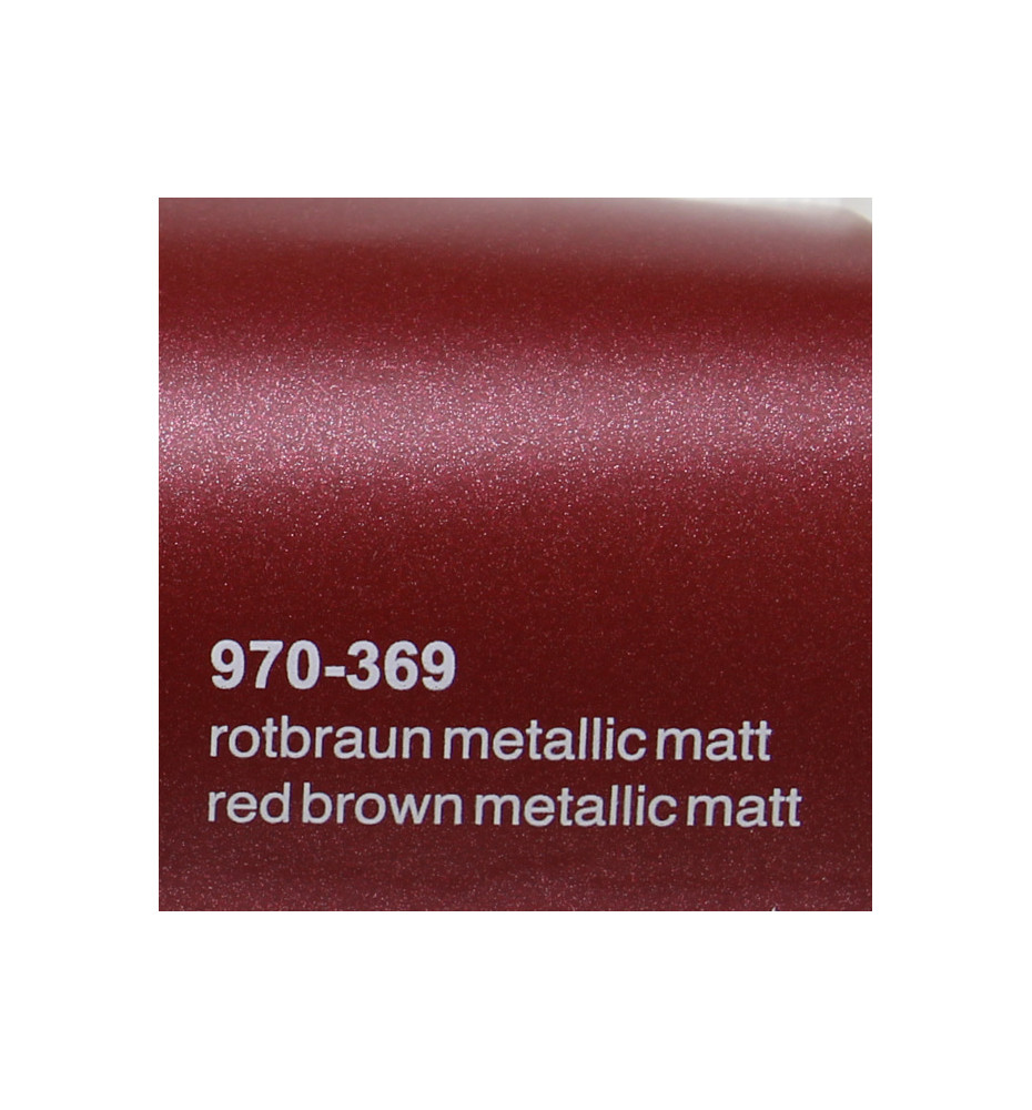 PELLICOLA WRAPPING ORACAL OPACO 369 ROSSO MARRONE METALLIZZATO 970 152CM