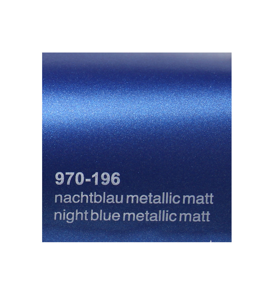 PELLICOLA WRAPPING ORACAL OPACO RA 196 BLU NOTTE METALLIZZATO 970 152CM