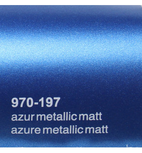 PELLICOLA WRAPPING ORACAL OPACO 197 BLU AZZURRO  METALLIZZATO 970 152CM