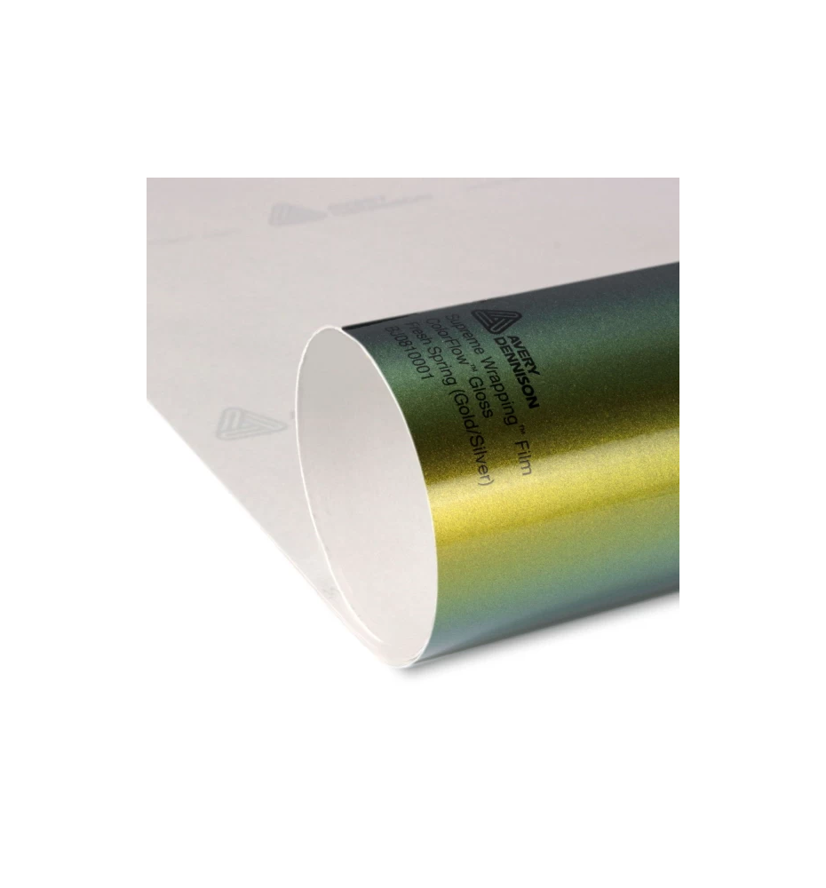 PELLICOLA PER WRAPPING AVERY CF GLOSS FRESH SPRING GOLD SILVER 152 CM