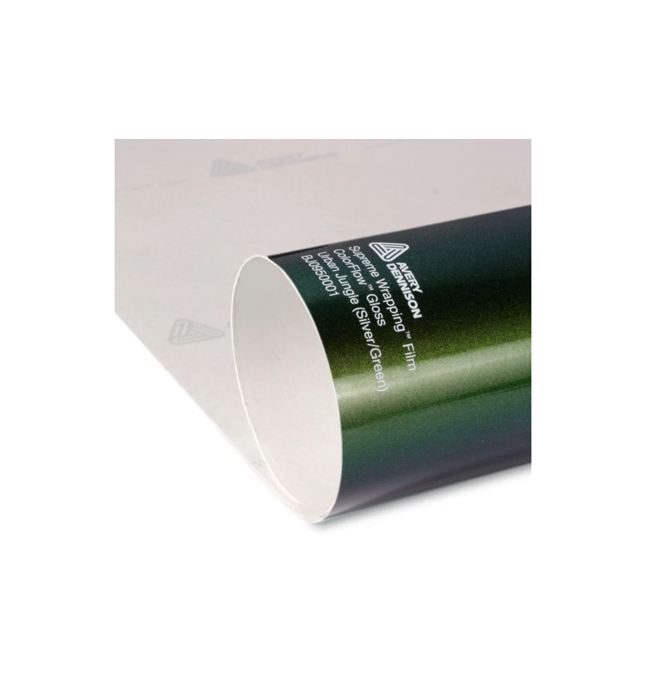 PELLICOLA PER WRAPPING AVERY CF GLOSS URBAN JUNGLE SILVER GREEN 152 CM