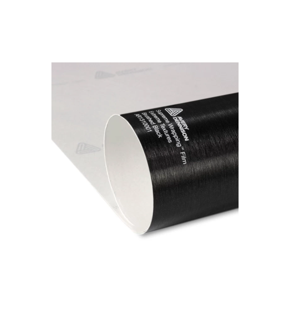 PELLICOLA PER WRAPPING AVERY SWF BRUSHED BLACK AR131001 152 CM