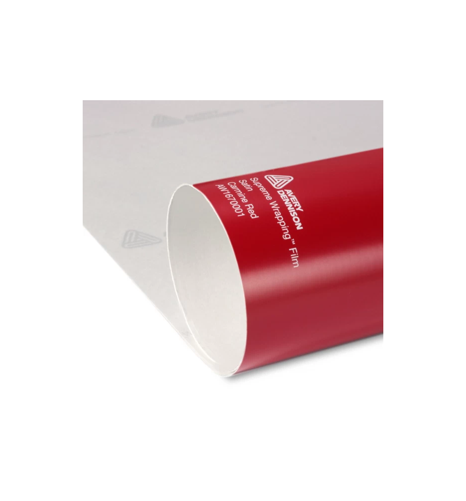 PELLICOLA PER WRAPPING AVERY BP1160002 SATIN CARMINE RED-O PELLICOLA PER WRAPPING AVERY BP1160002 SATIN CARMINE RED-O