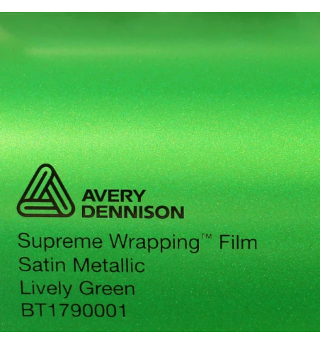 PELLICOLA PER WRAPPING AVERY BT1790001 SATIN METALLIC LIVELY GREEN
