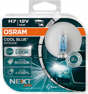 COPPIA H7 OSRAM COOL BLUE INTENSE NEXT GEN 5000K 64210CBN