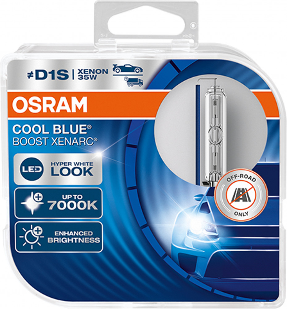 COPPIA D1S OSRAM XENARC COOL BLUE BOOST 7000K 66140CBB-HCB