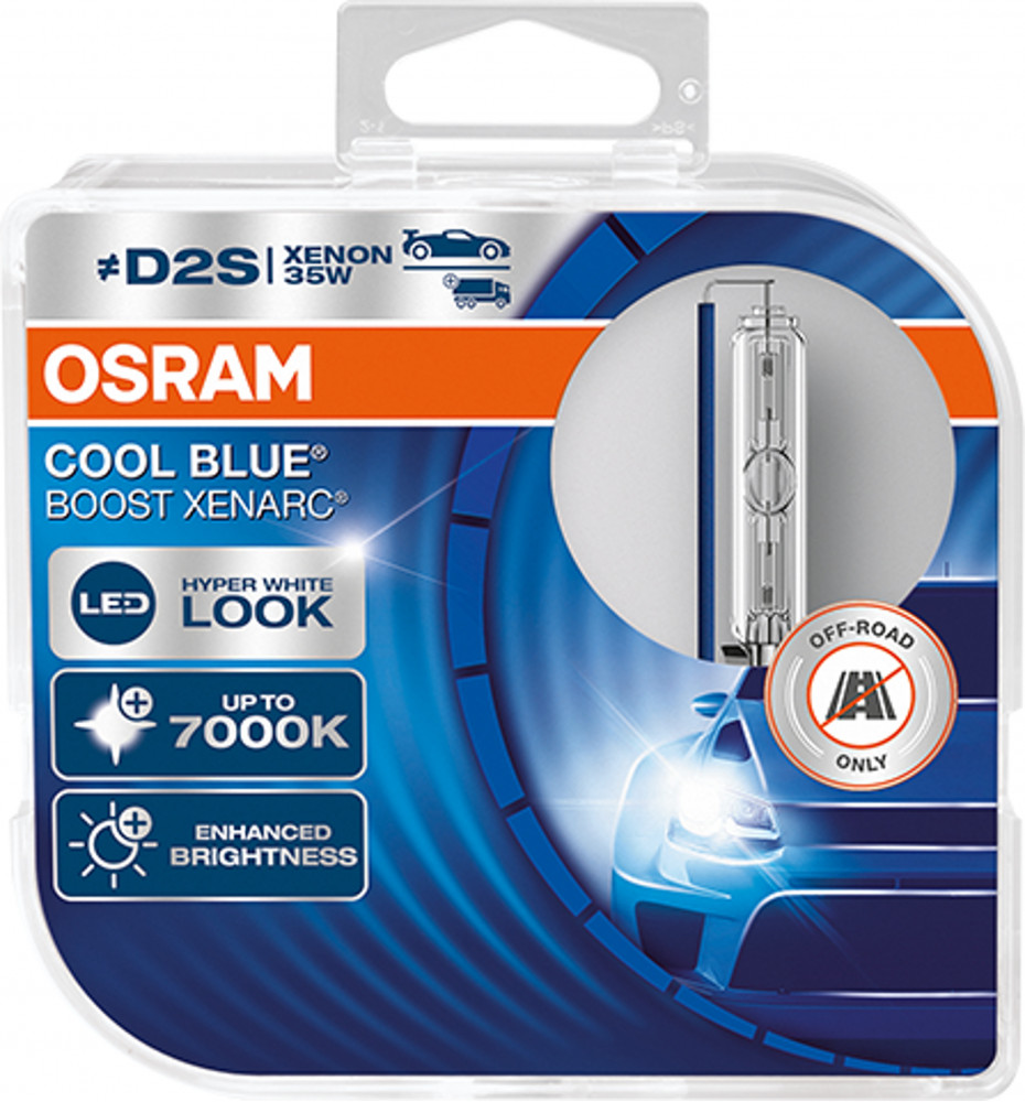 COPPIA D2S OSRAM XENARC COOL BLUE BOOST 7000K 66240CBB-HCB