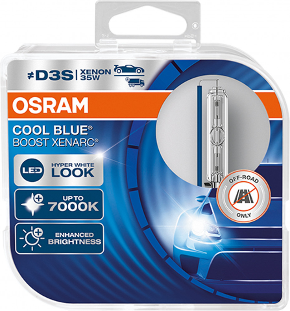 COPPIA D3S OSRAM XENARC COOL BLUE BOOST 7000K 66340CBB-HCB