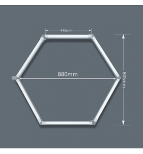 HONEYCOMB SINGLE DIAMOND ILLUMINAZIONE LED TECNICA 220V