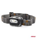 Torcia frontale a batteria LED 3W ricaricabile 1200mA 180Flux IPX4