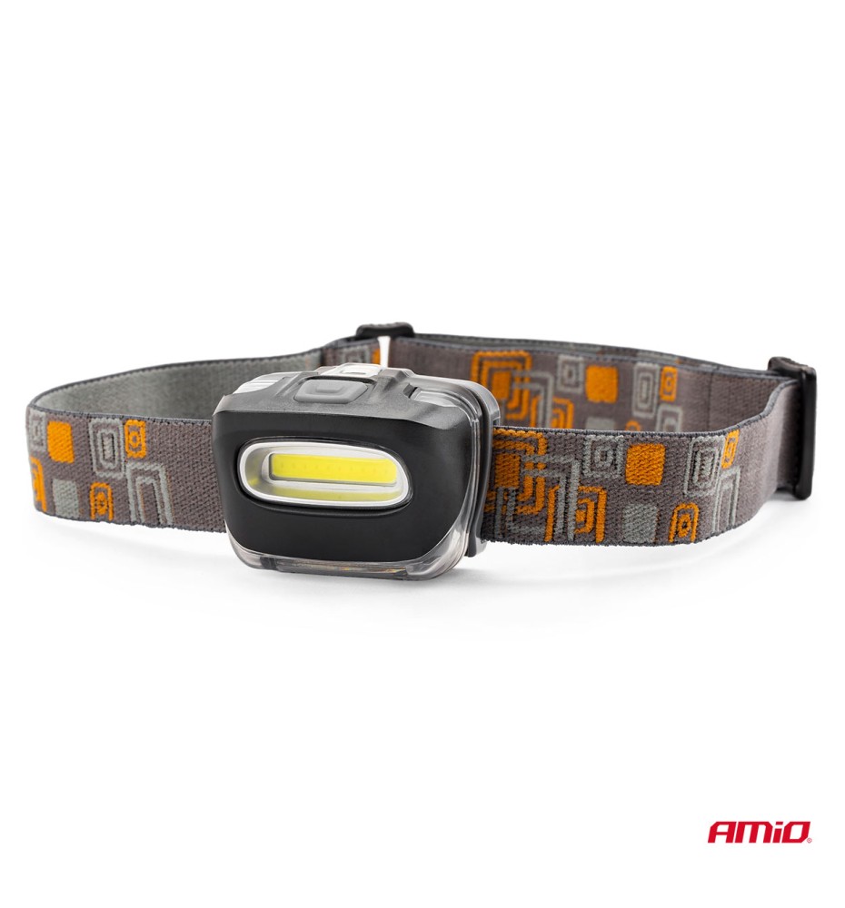Lampada frontale COB con batterie 3xAAA 150Flux IPX3