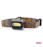 Lampada frontale COB con batterie 3xAAA 150Flux IPX3