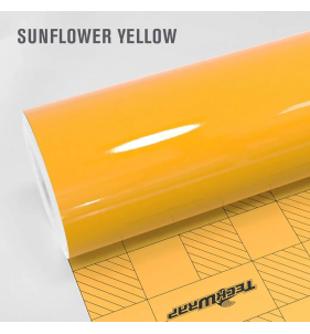 TECKWRAP -CG12 HD SUNFLOWER YELLOW
