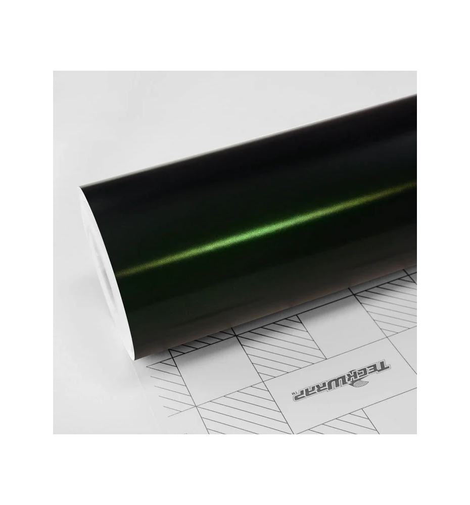 TECKWRAP -HM07 GREEN BLACK SILK