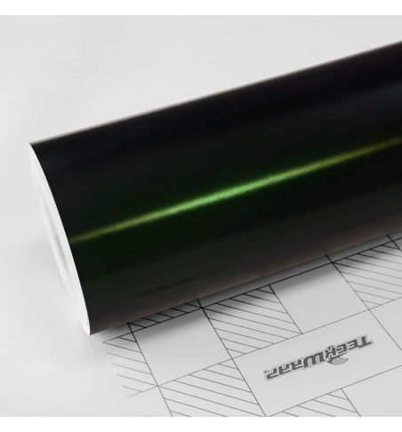 TECKWRAP -HM07 GREEN BLACK SILK