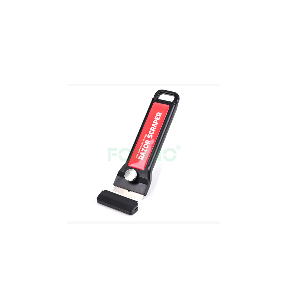 CN345BK- STEEL RAZOR BLADE SCRAPER WITH EXTRA BLADES STORAGE CN345BK- STEEL RAZOR BLADE SCRAPER WITH EXTRA BLADES STORAGE
